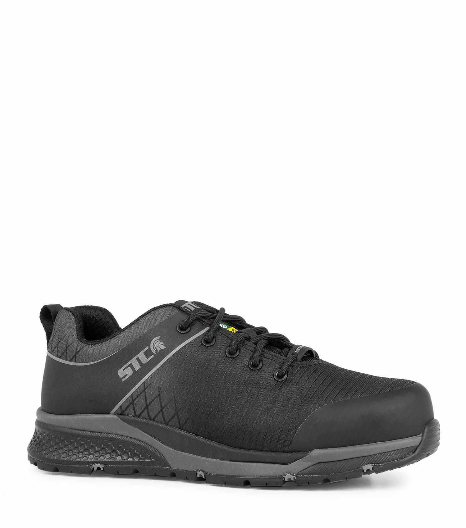 Durable Outsole Trainer SD, Black & Grey | Athletic CSA SD Work Shoes | Metal Free