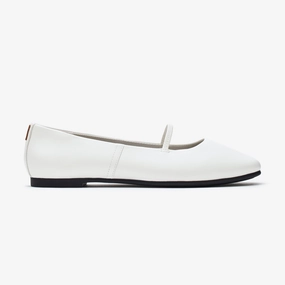 classic - design shoes Travel Flats - White