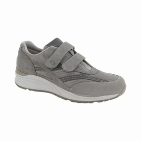 Stretchable Waistband SAS Men's JV Mesh Active Sneaker - Gray