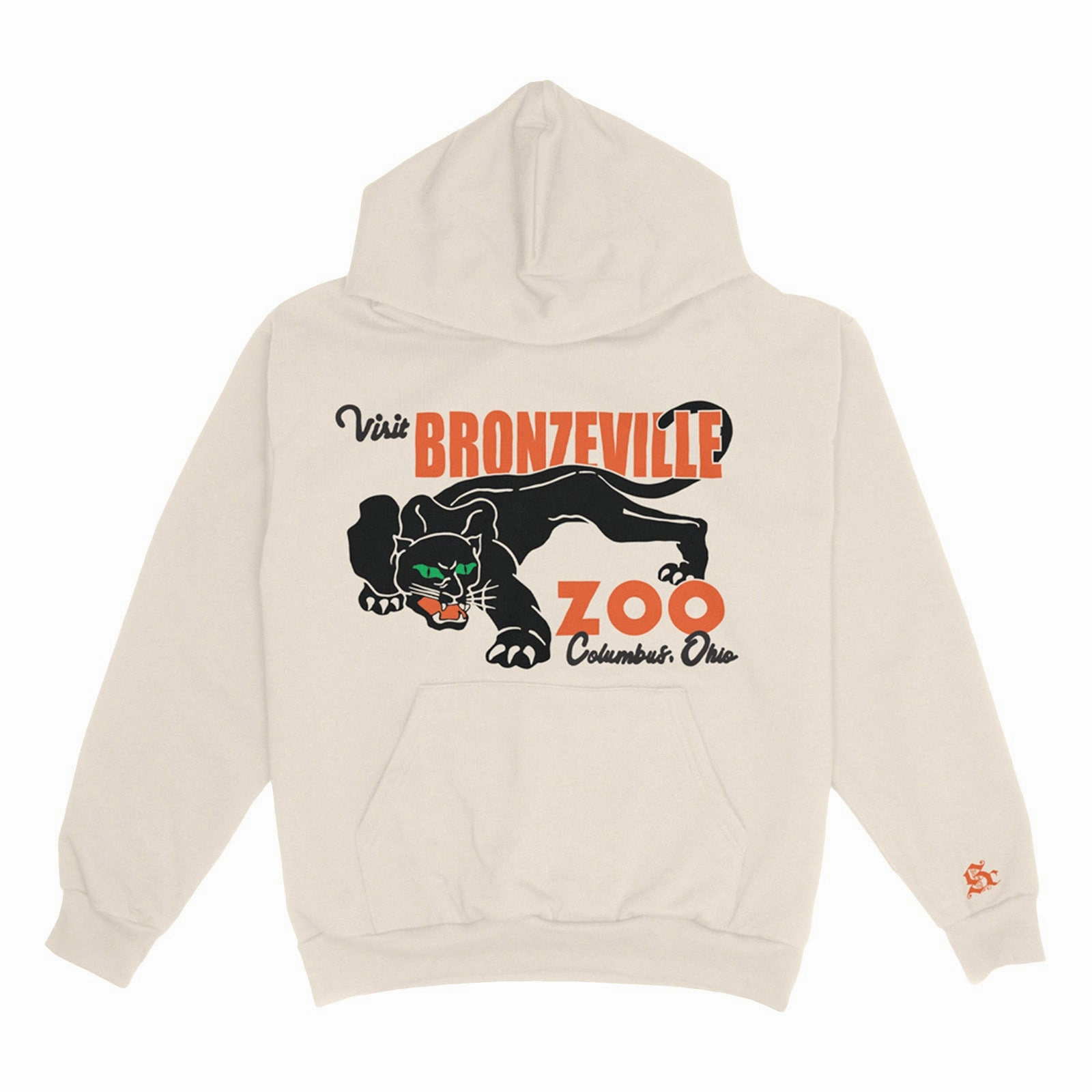 FlexibleCollarDesign Student Cool Sole Classics Visit Bronzeville Zoo Hoodie 'Cream'