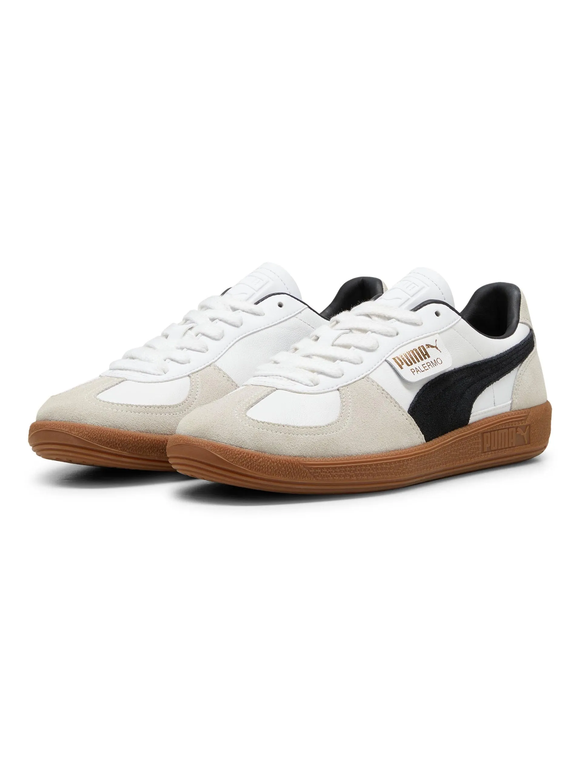 Palermo Leather - White-Vapor Gray-Gum style - brand shoes