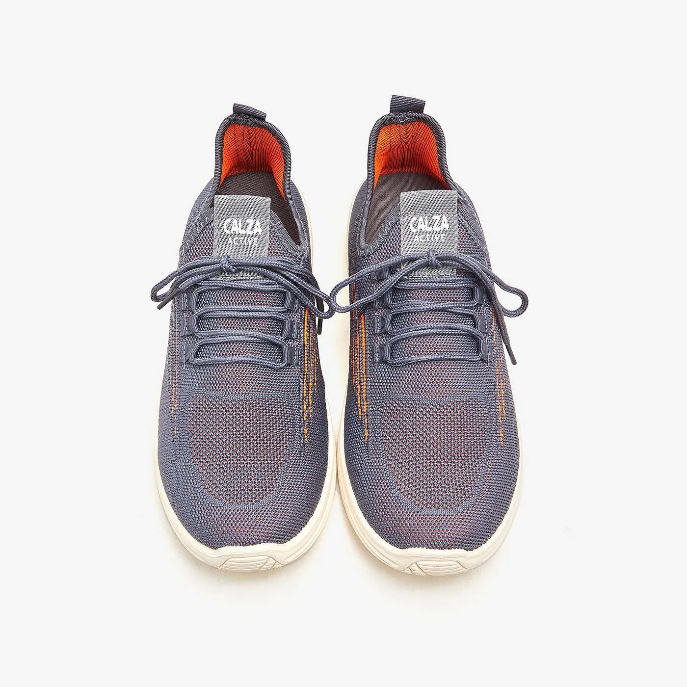 Men's Lace Up Sneakers Hyper Breathable Knit running in park