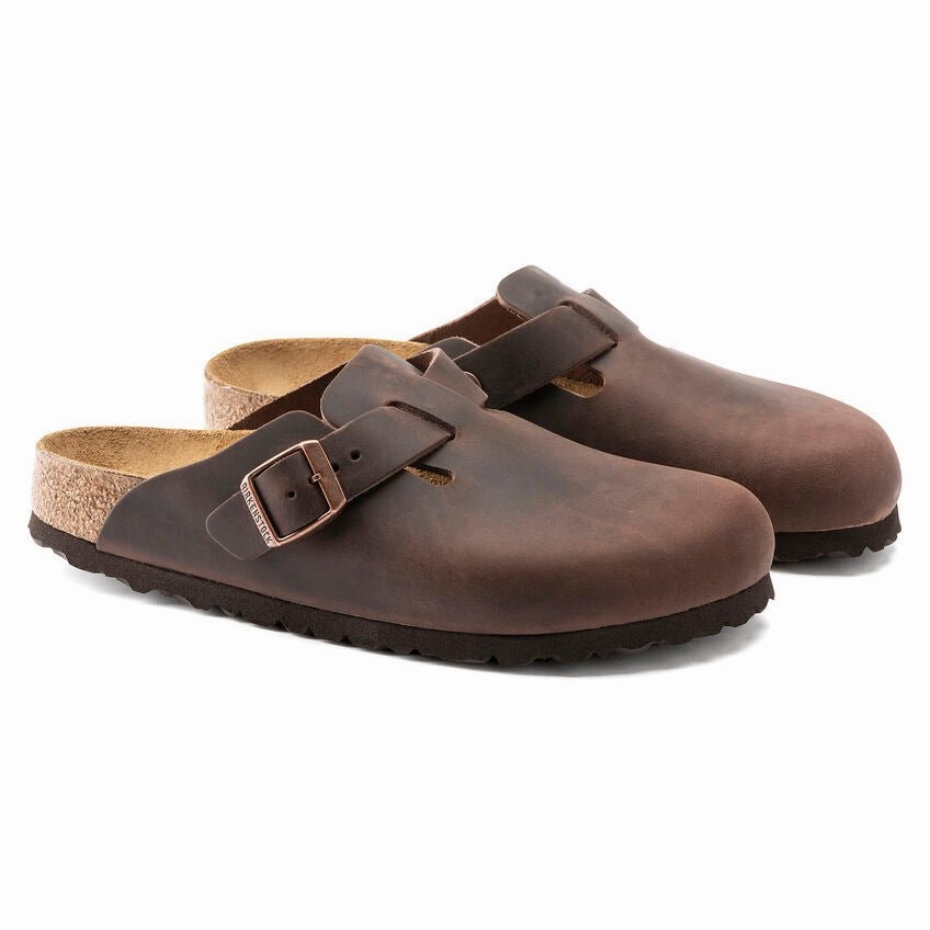 Club Mode Birkenstock Boston - Habana Oiled Leather