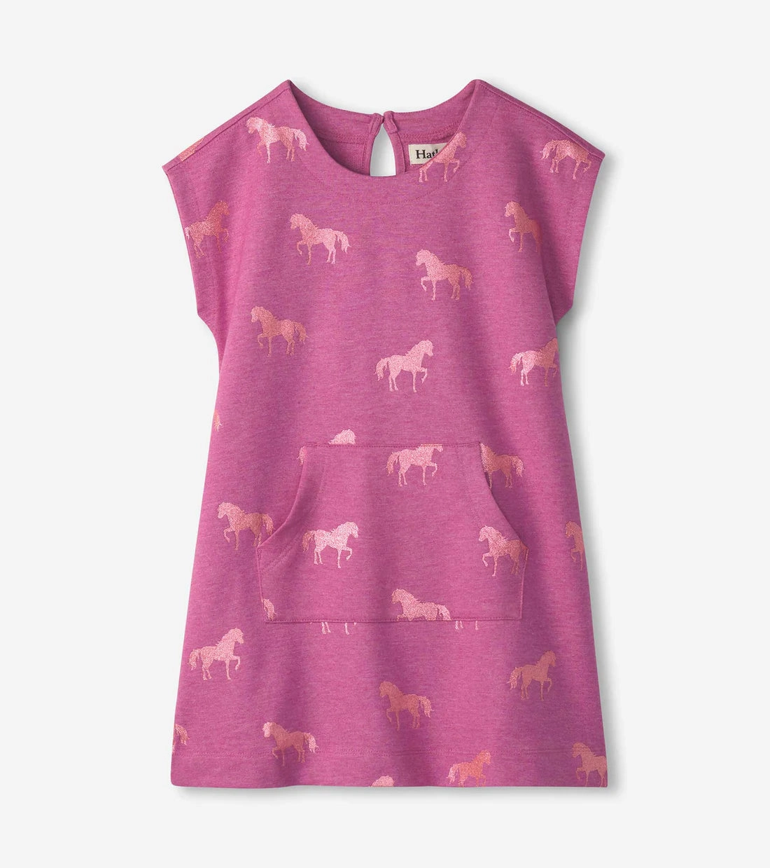 timeless Hatley Terry Slouchy Dress - Shimmer Horses
