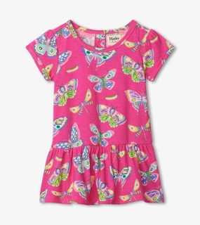 Hatley Baby Gathered Dress - Botanical Butterflies Skiing wear for children