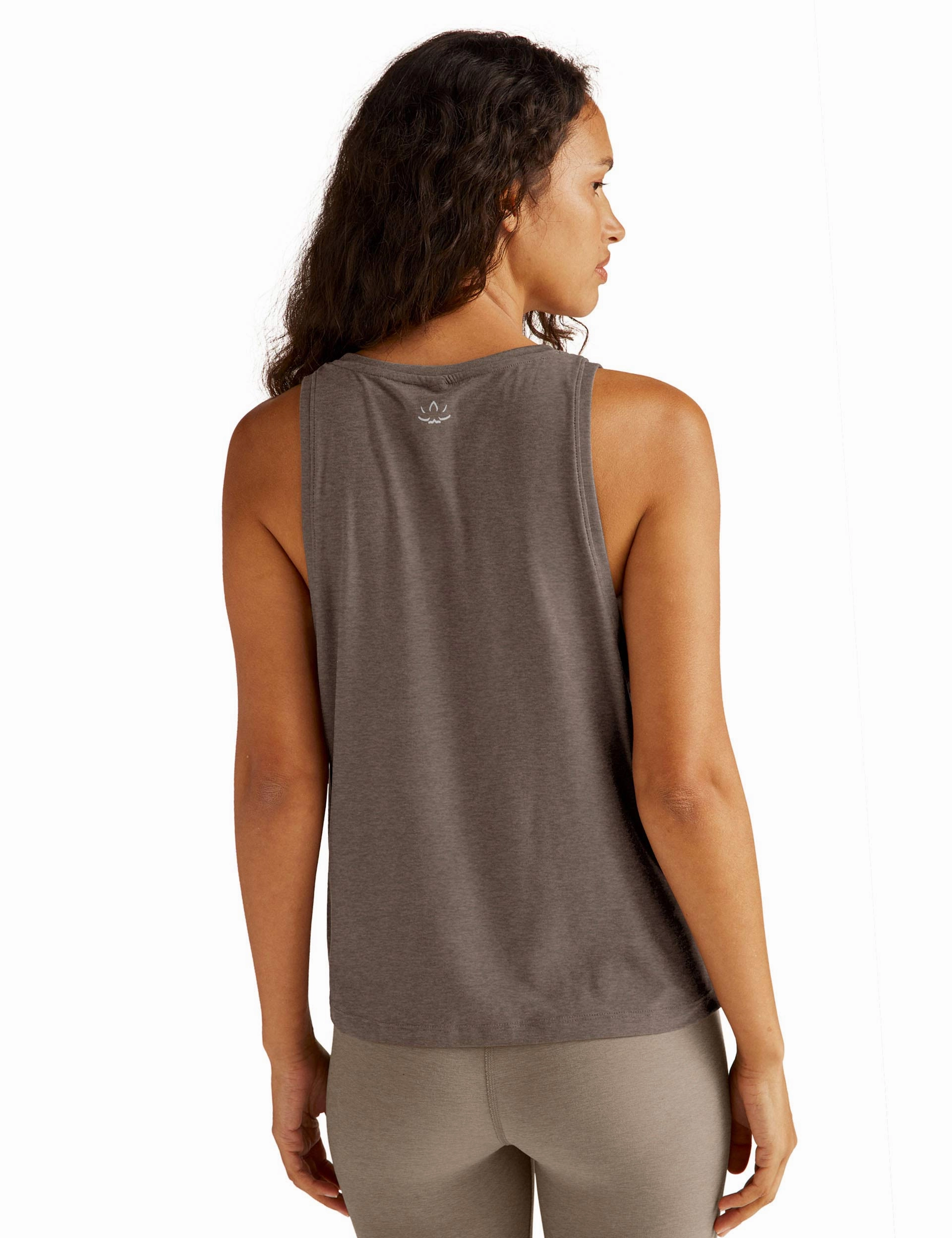 Durable Reinforced Elbows Stylish T-shirt Featherweight Rebalance Tank - Soft Umber Heather