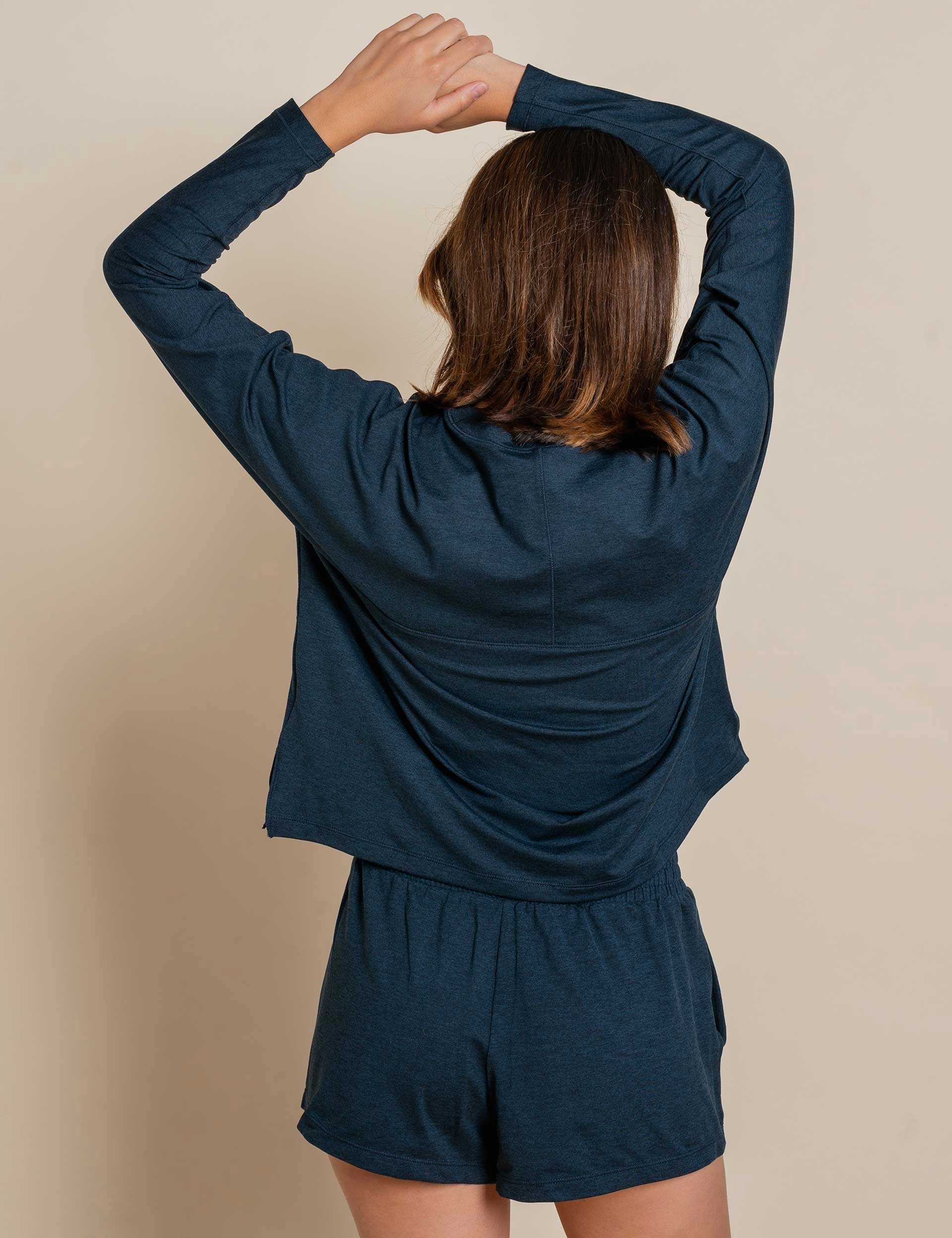 MultiDirectional Flex Zones ReSet Long Sleeve Tee - Midnight