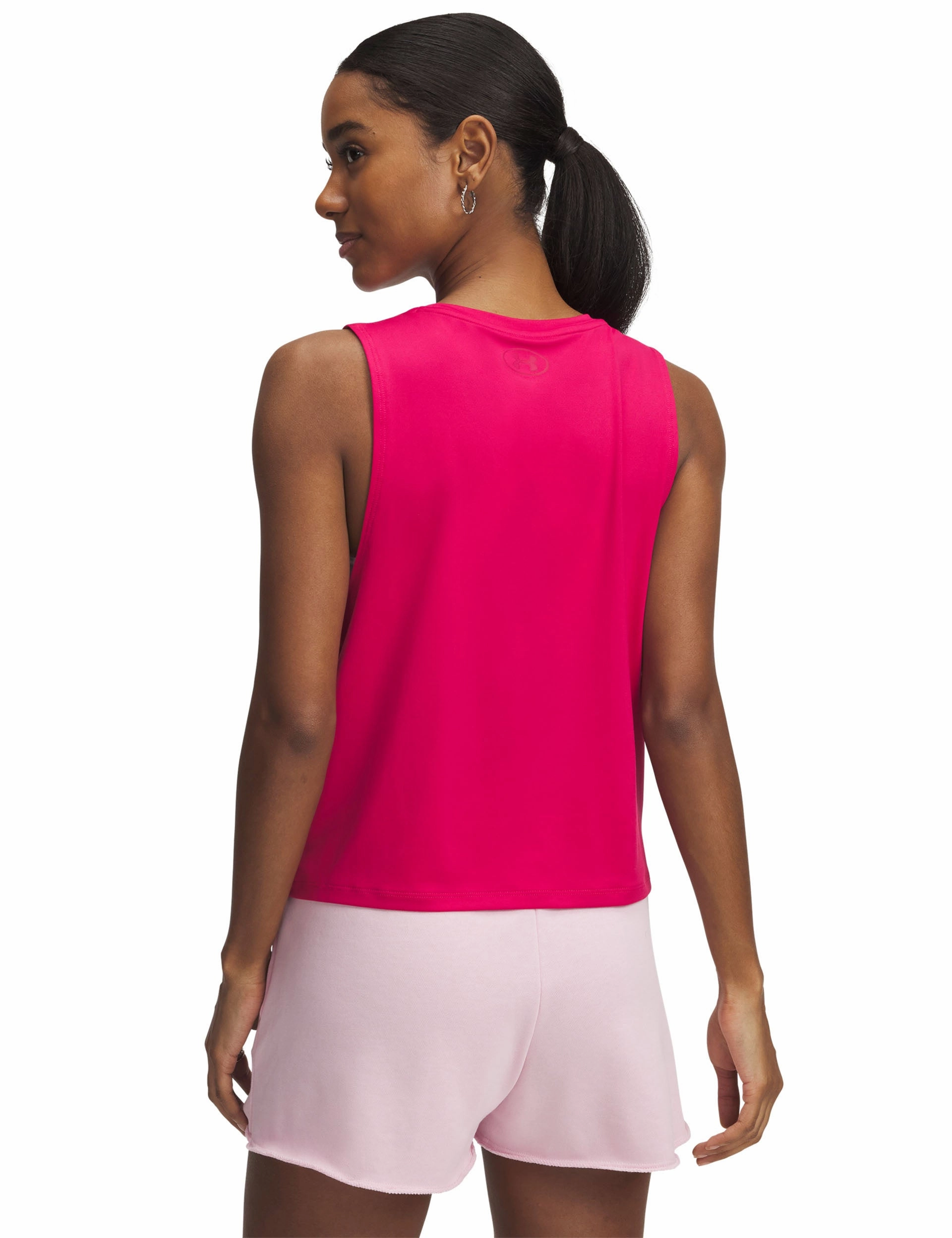 Vanish Energy Crop Tank - Shaded Fuchsia hypoallergenic material