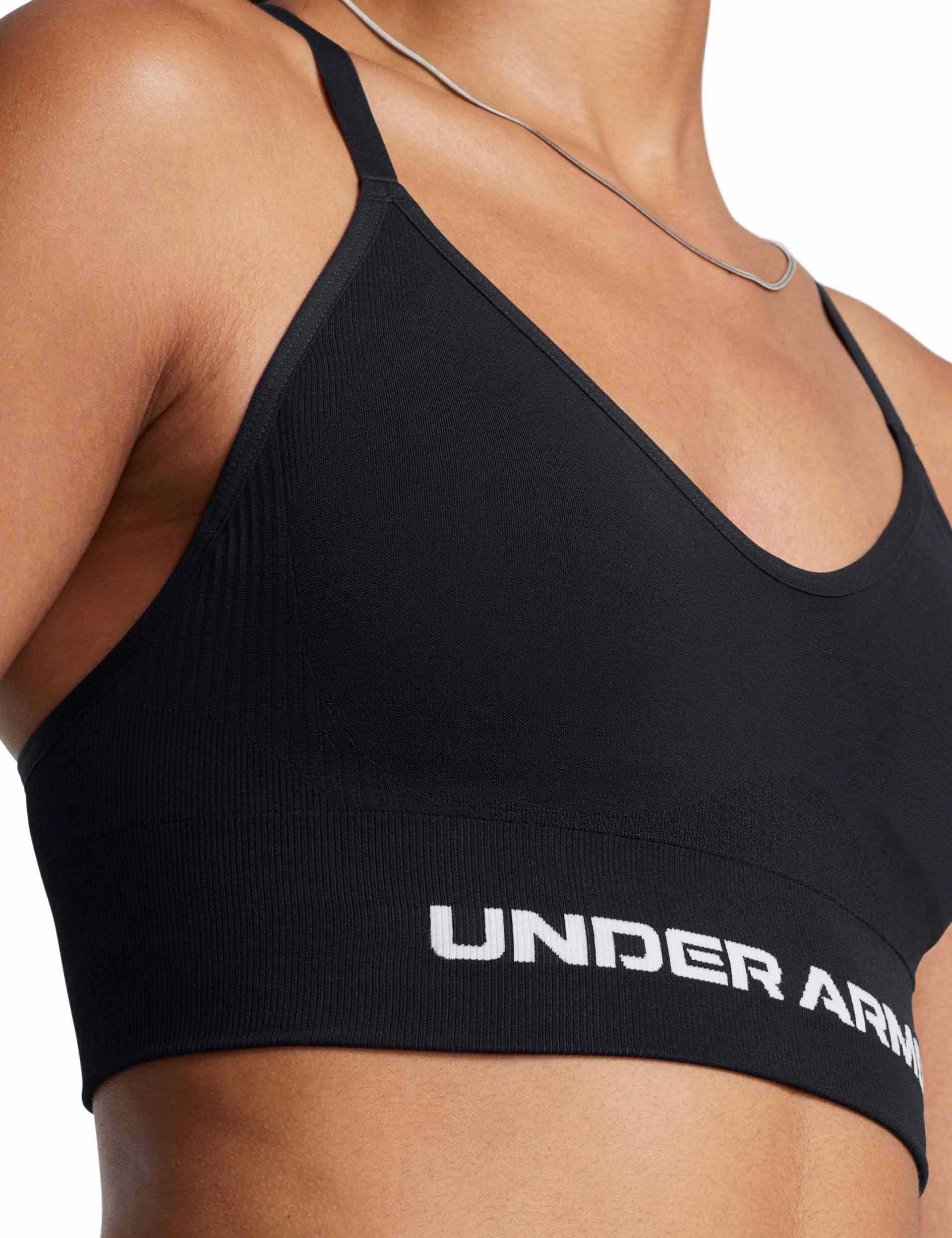 Vanish Seamless Low Sports Bra - Black/White All-Day Structure