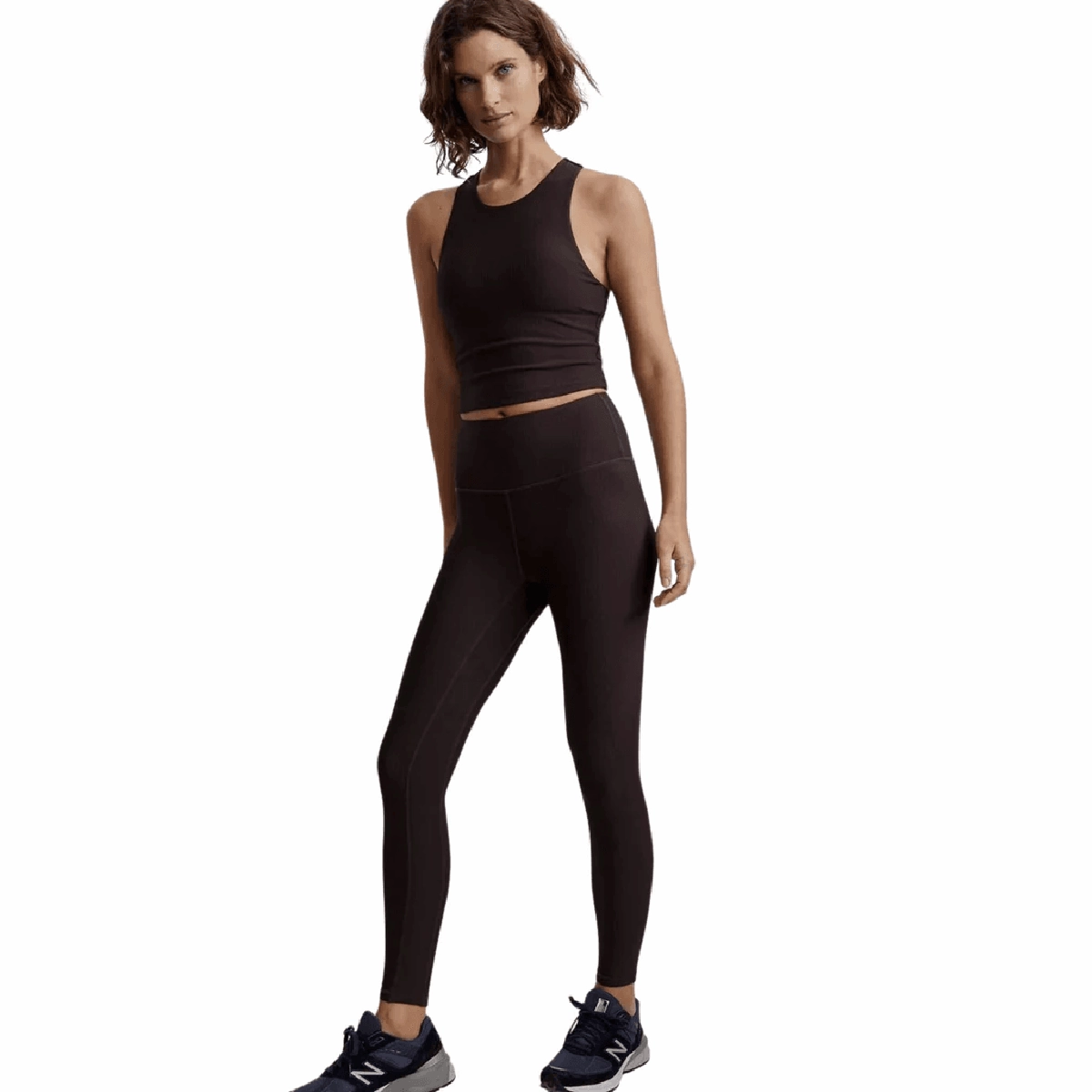 Varley Let's Move Rib High-Rise Legging 25" Smooth Edge Binding