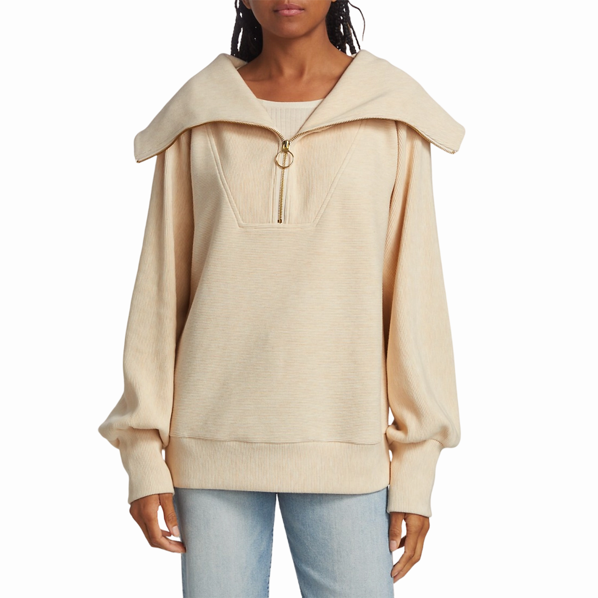 Varley Vine Half Zip Pullover Free Mind EcoDye Process