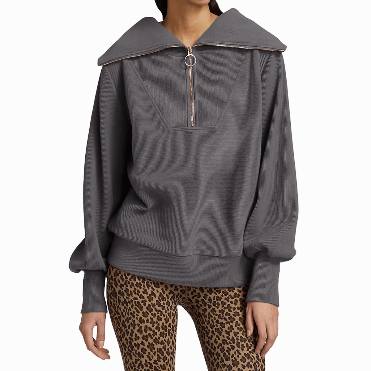 StretchPaneling Star Fit Varley Vine Half Zip Pullover