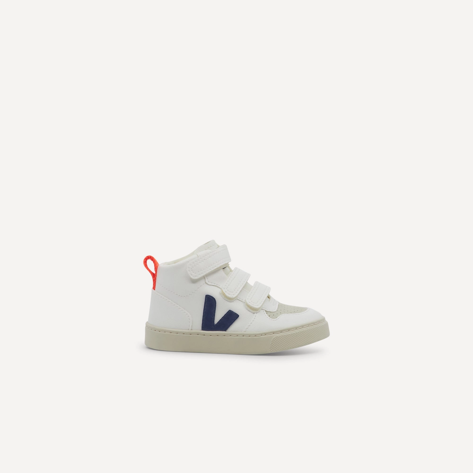 style - specific shoes Adjustable Support Structure Veja V-10 Mid CWL White / Cobalt / Orange Kids