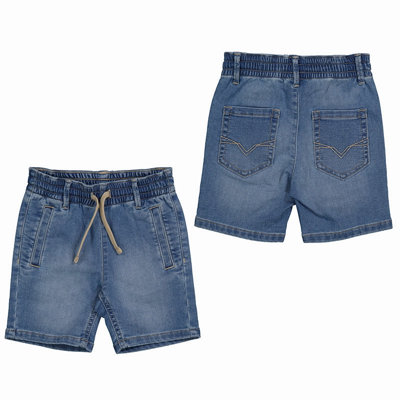 Mayoral Bermuda Soft Denim Jogger Short Beachwear for children Sustainable
