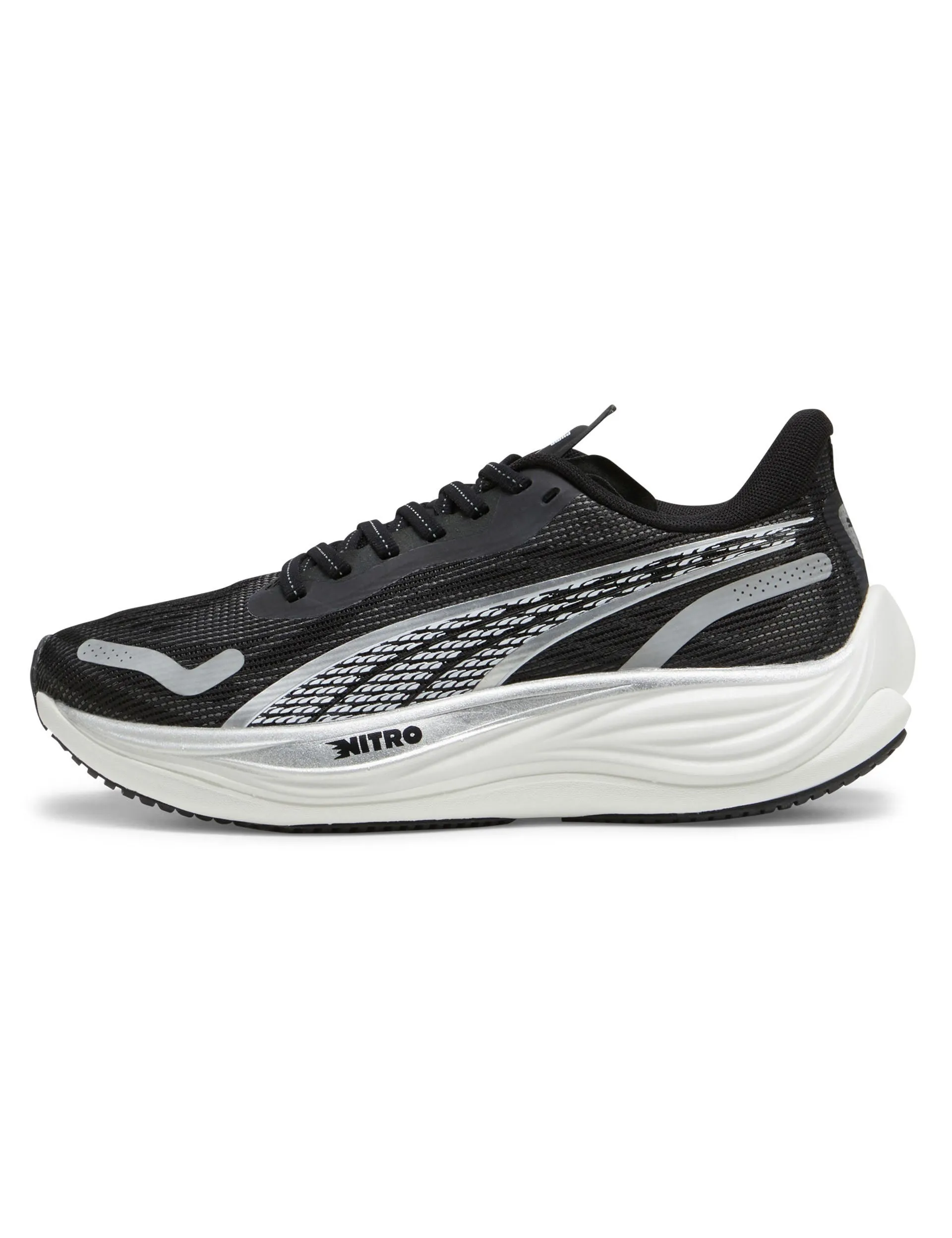 Velocity NITRO 3 Shoes - Black/Silver/White grass running shoes