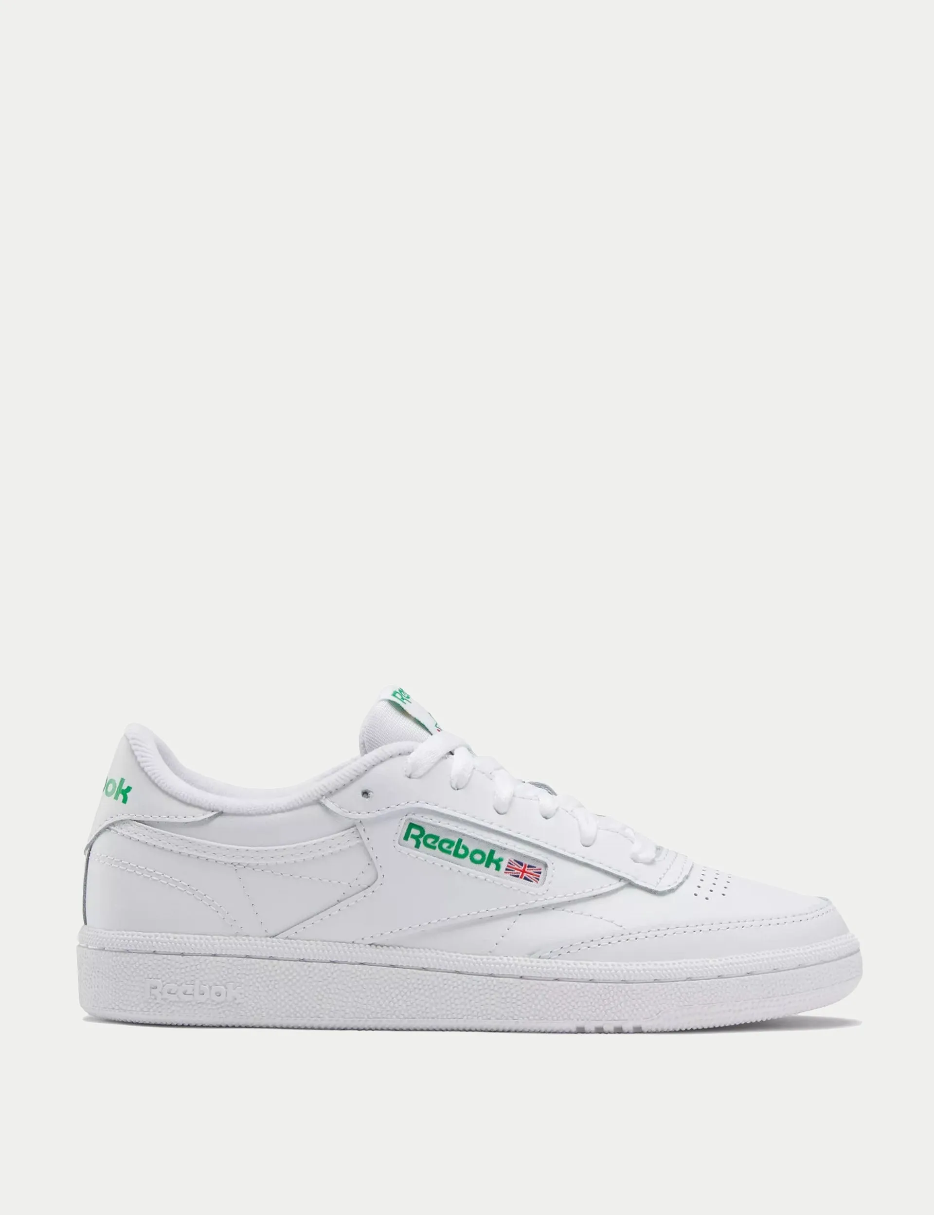 Club C 85 Shoes - Cloud White/Glen Green Striped