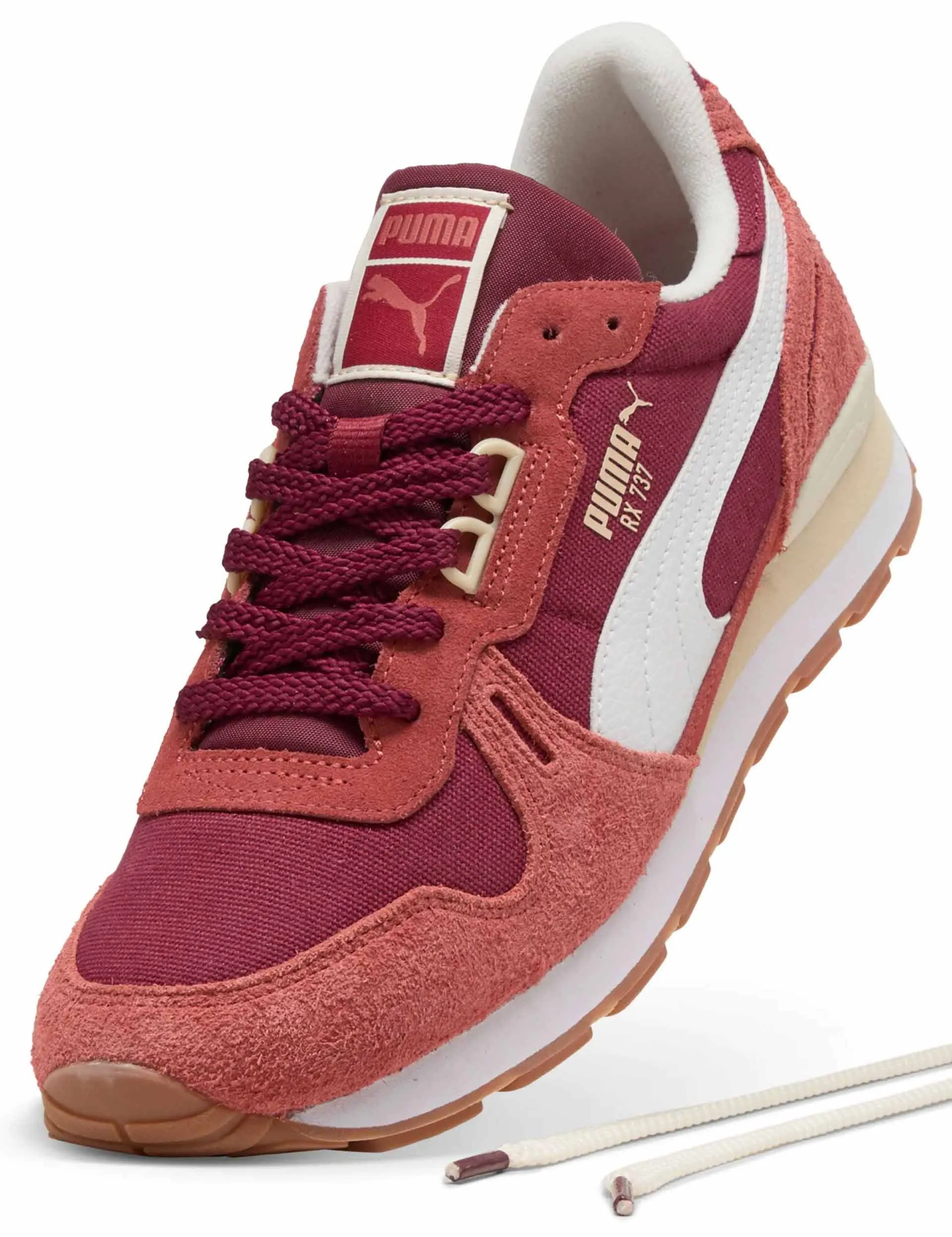 RX 737 Vintage Sneakers - Team Regal Red/Exotic Red All Day Comfort Padding slip - on shoes