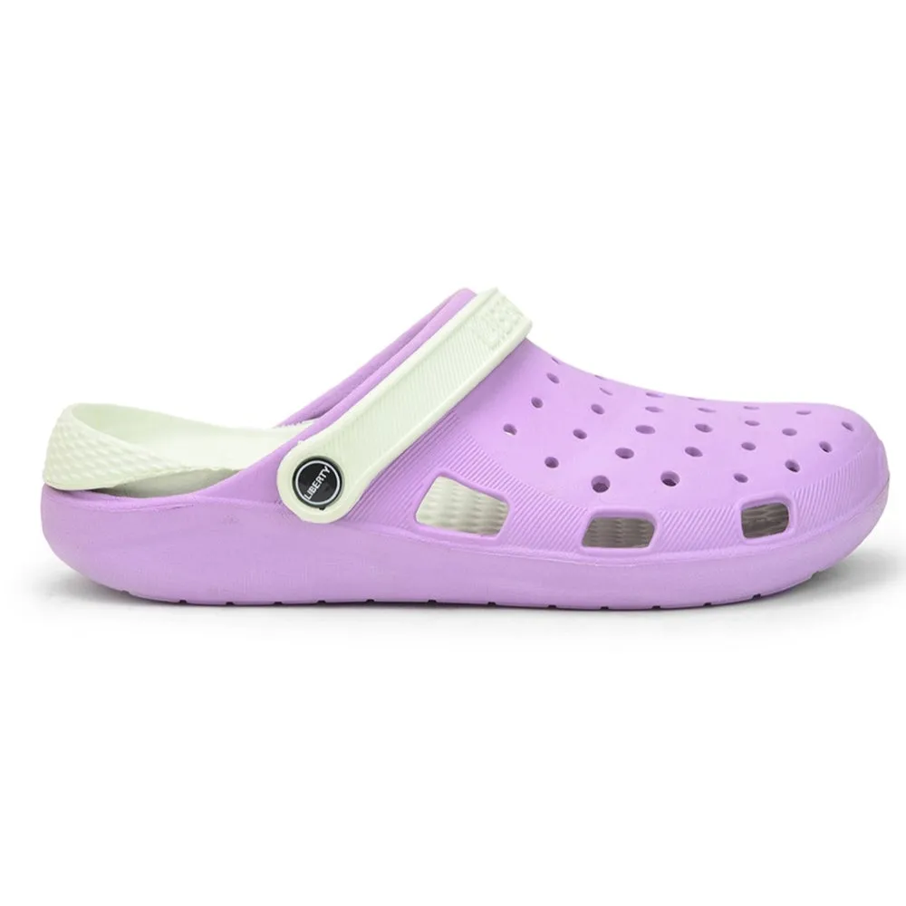 pool shoes A-HA Purple Slingback Clogs For Women LPMXT-801 By Liberty