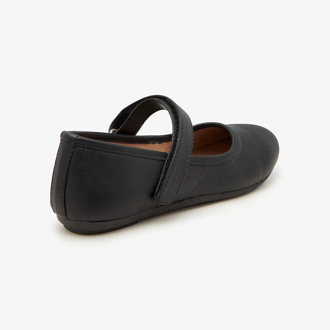 Non Slip Grip Sole Girls' Plain School Shoes