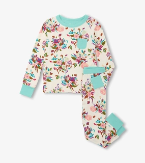Safe Hatley Bamboo Pajama Set - Fall Floral