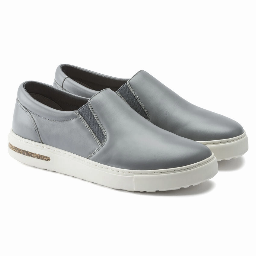 Simple Layering AI Style Birkenstock Women's Oswego - Gray Leather