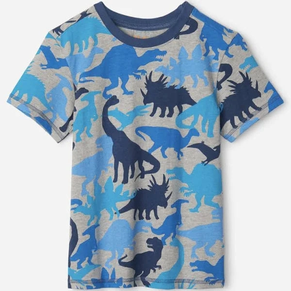 Furry Elementary school kids' outfits Hatley Dino Blues Graphic Tee