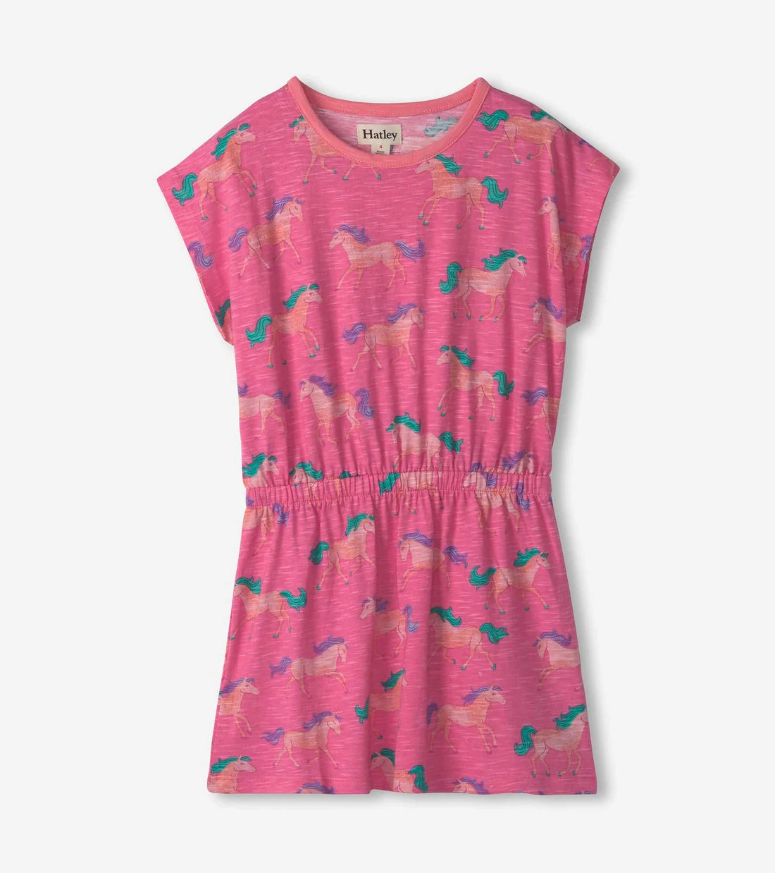 Hatley Relaxed Dress - Summer Horses Retro