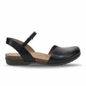 Dansko Women's Rowan - Black Waxy SoftTouchLining Sustain Glow