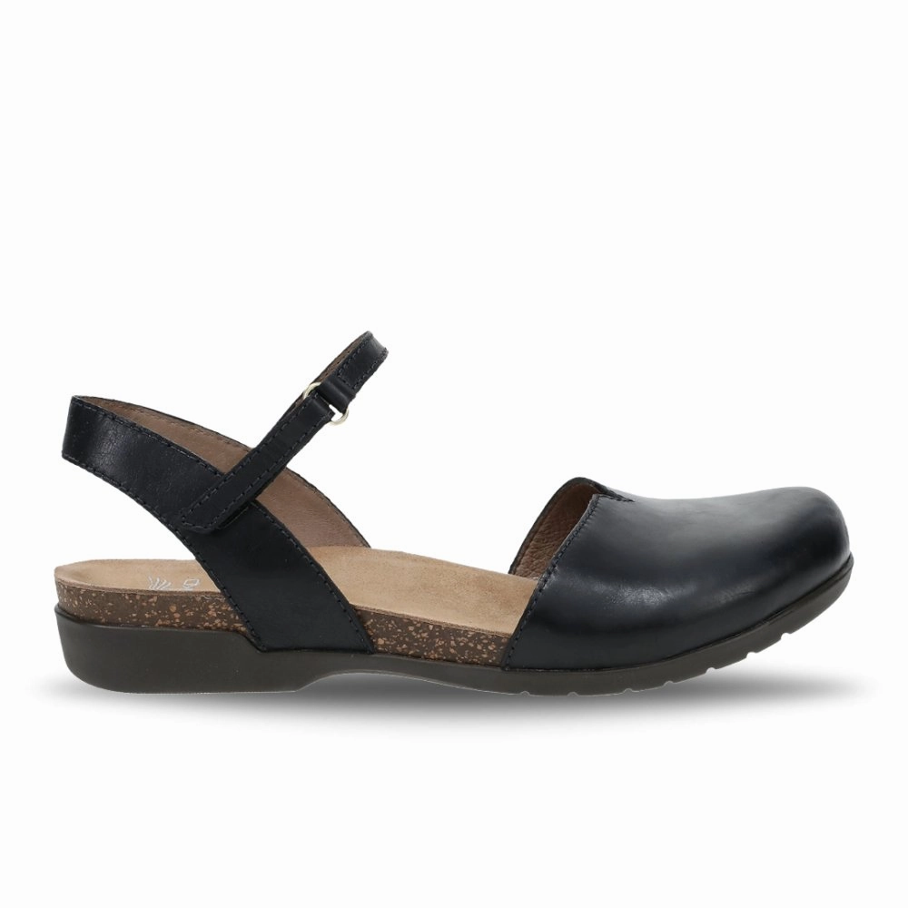 Dansko Women's Rowan - Black Waxy SoftTouchLining Sustain Glow