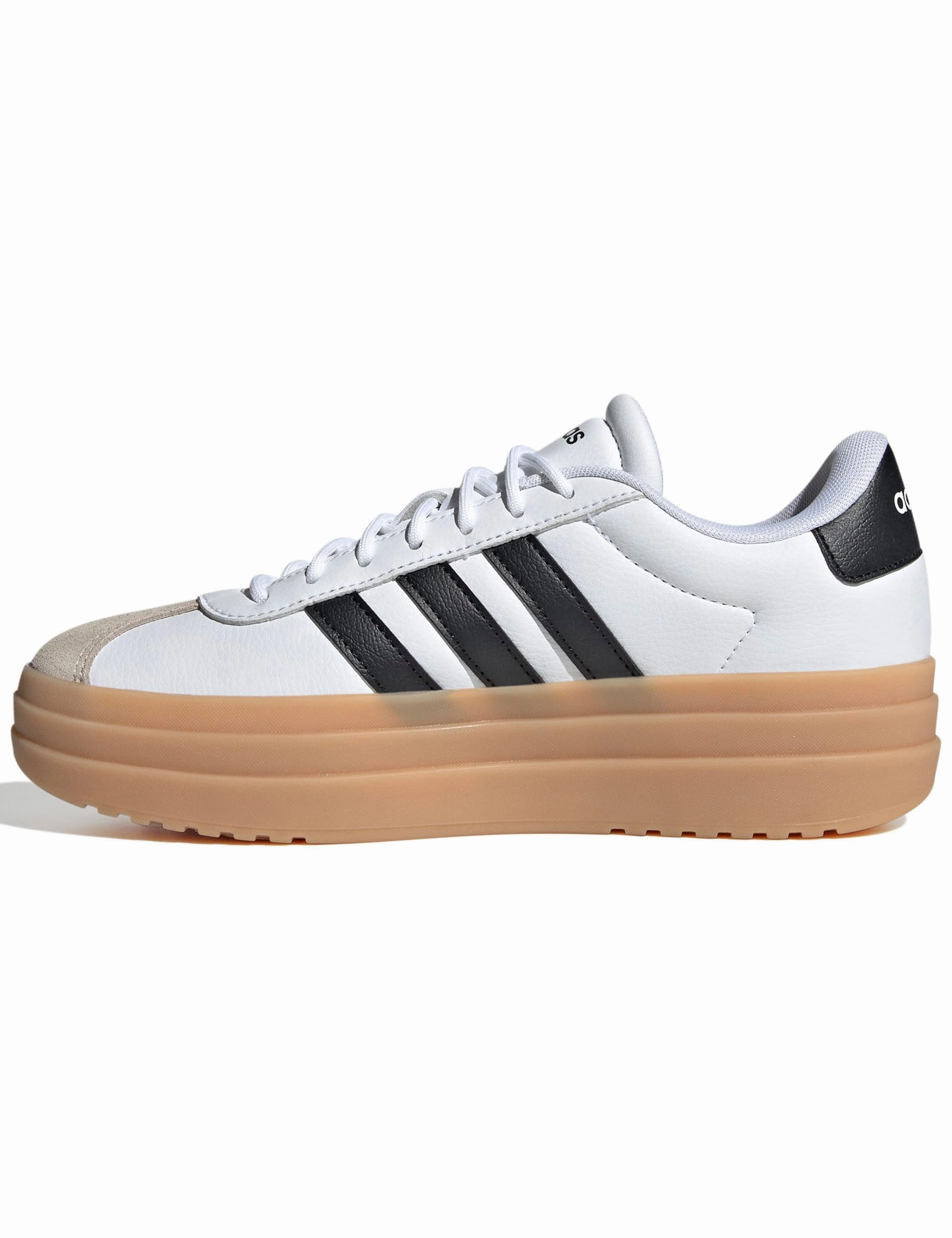 VL Court Bold Shoes - Cloud White/Core Black/Wonder Beige Dynamic Fit Tech