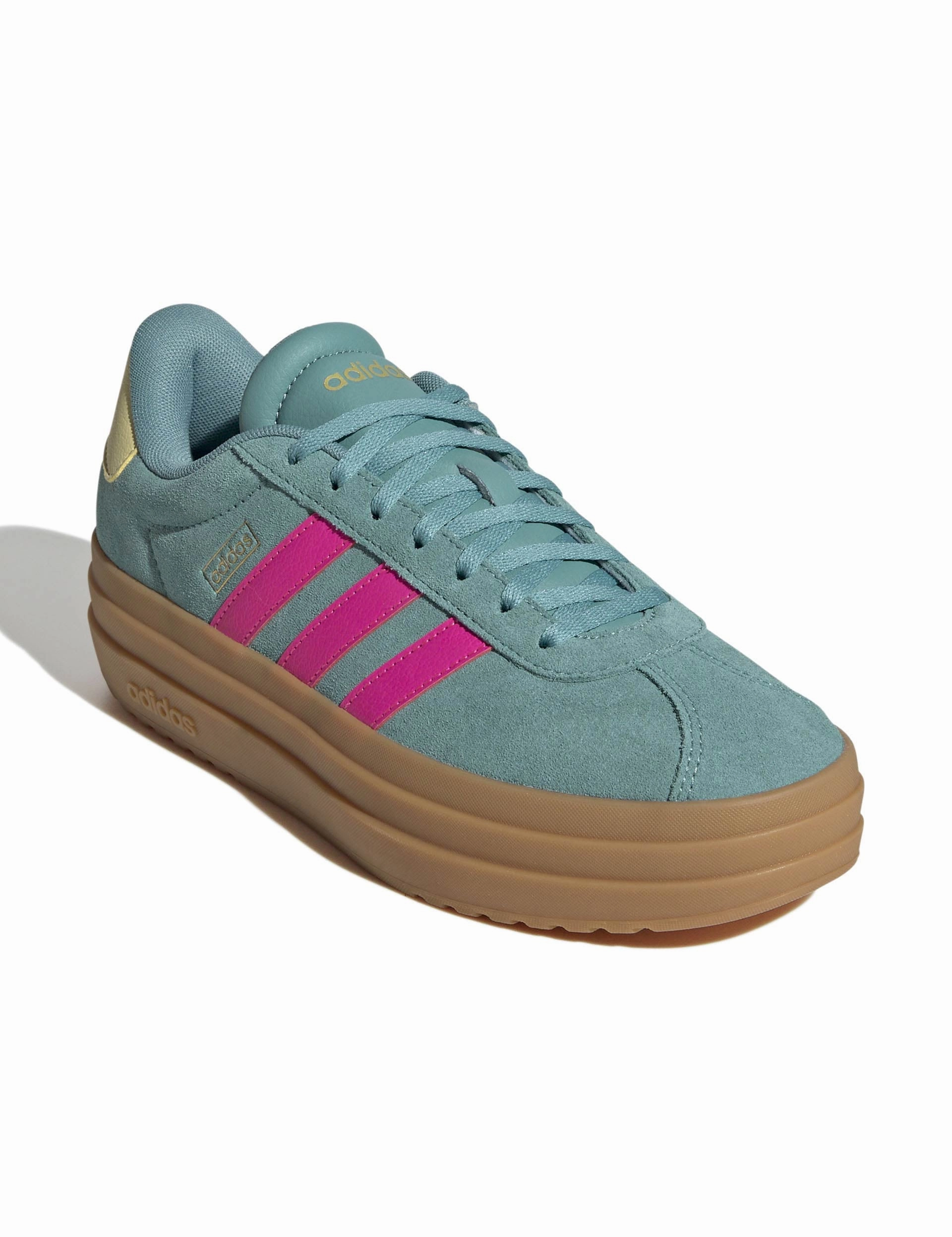round - toe shoes VL Court Bold Shoes - Powder Teal/Shock Pink/Powder Yellow