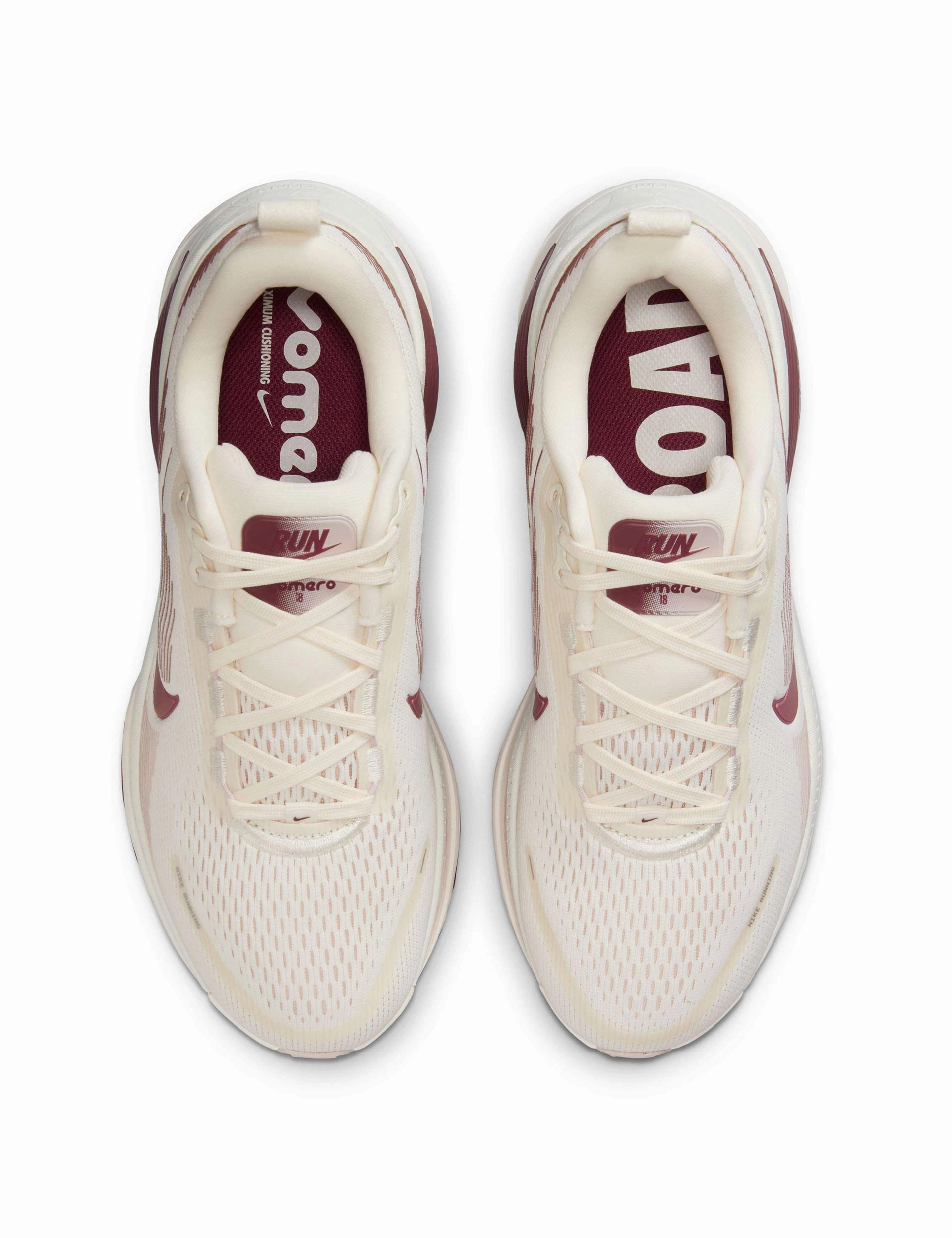 Vomero 18 Running Shoes - Pale Ivory/Dark Team Red/Red Sepia weekend - running essential shoes