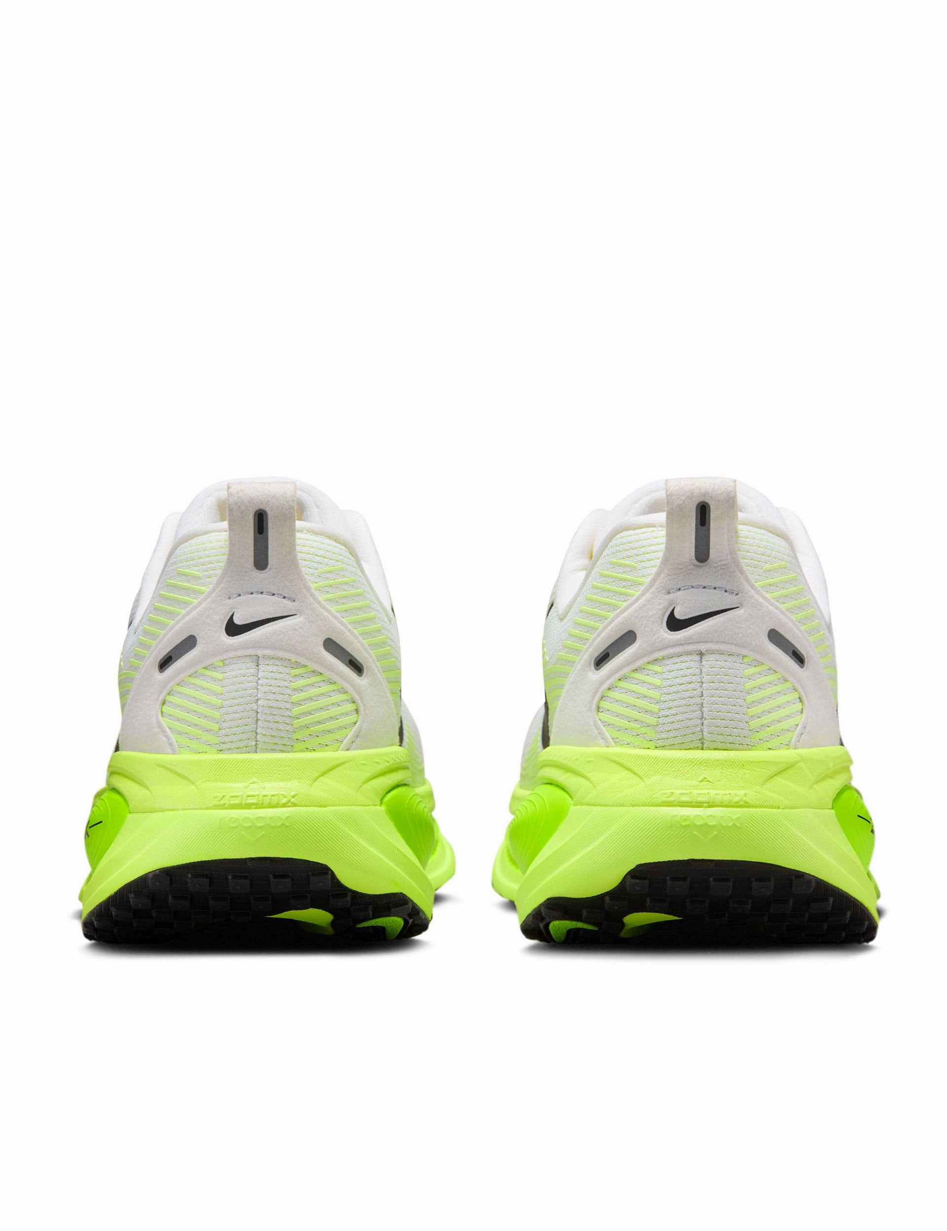 Flexible Outsole Design Rolling Motion Engine Vomero 18 Running Shoes - White/Electric Green/Volt/Black