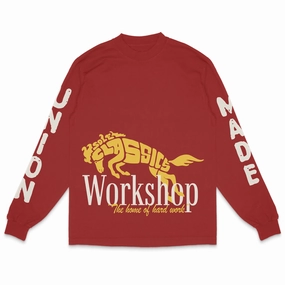 MultiPocket Stylish Hat Sole Classics Workshop LS 'Dark Red'