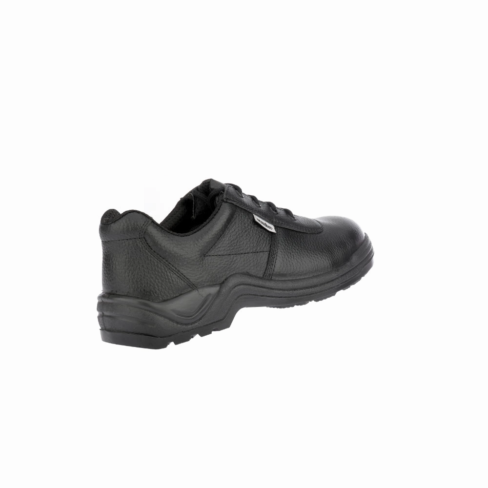 Warrior Black Steel Toe Industrial Safety Shoes for Men Cassino By Liberty individual sports Athletic Footwear
