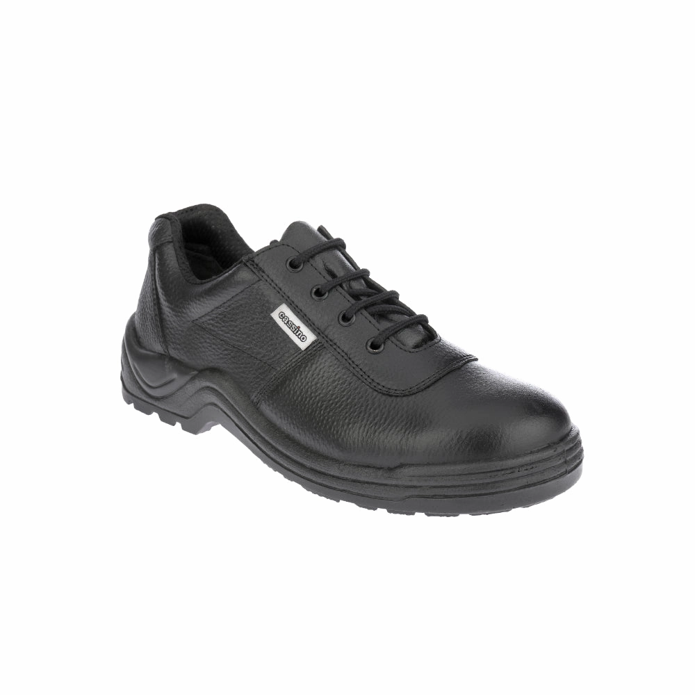 effortless - running neutral - pronation Warrior Black Steel Toe Industrial Safety Shoes for Men Cassino By Liberty