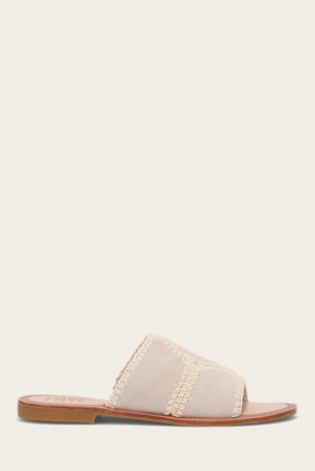 Ava Crochet Slide - Pre-Loved Thermoregulating Fabric Energy Return Footbed