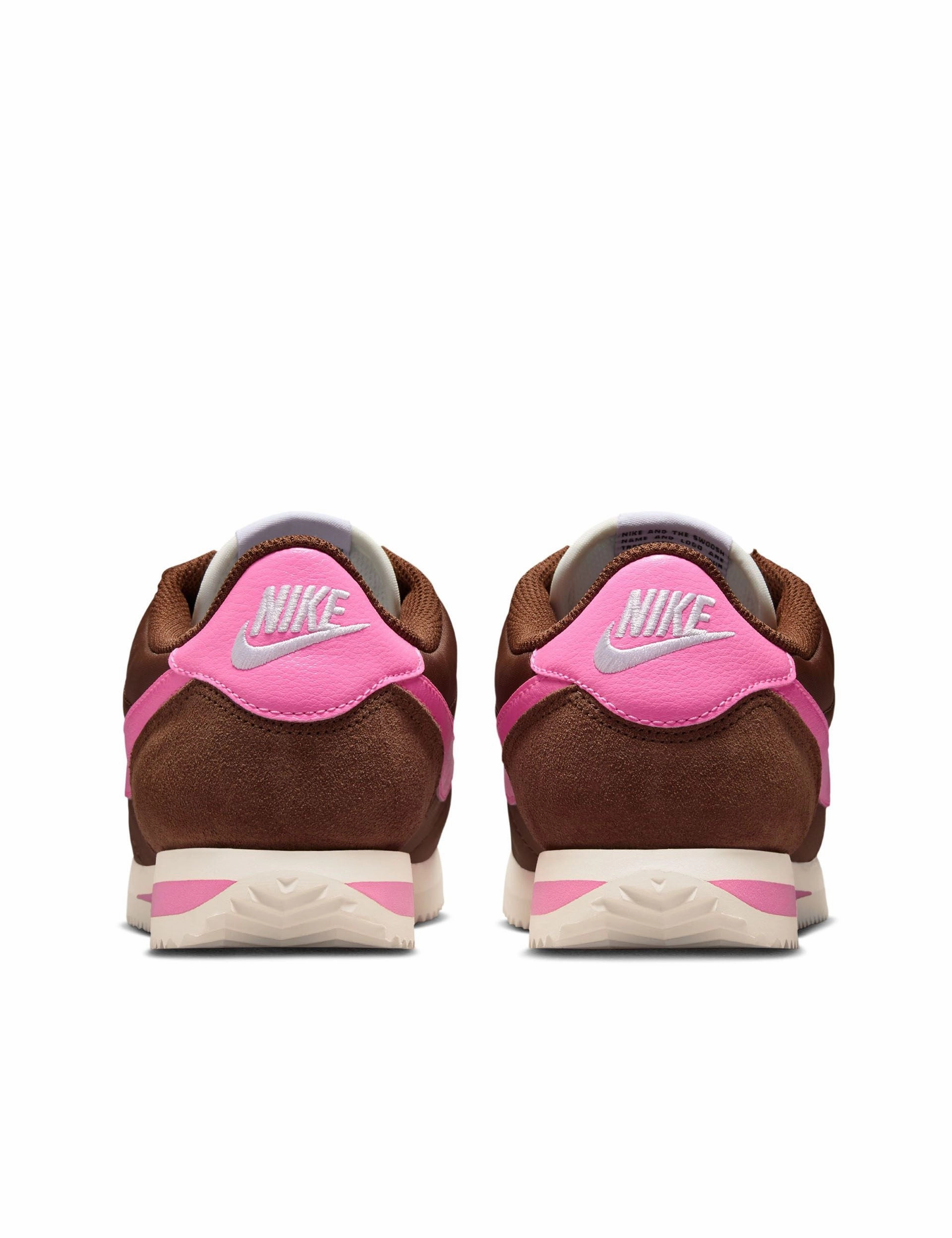 Antibacterial Limited - edition Cortez Textile Shoes - Fauna Brown/Sail/White/Pink Spell