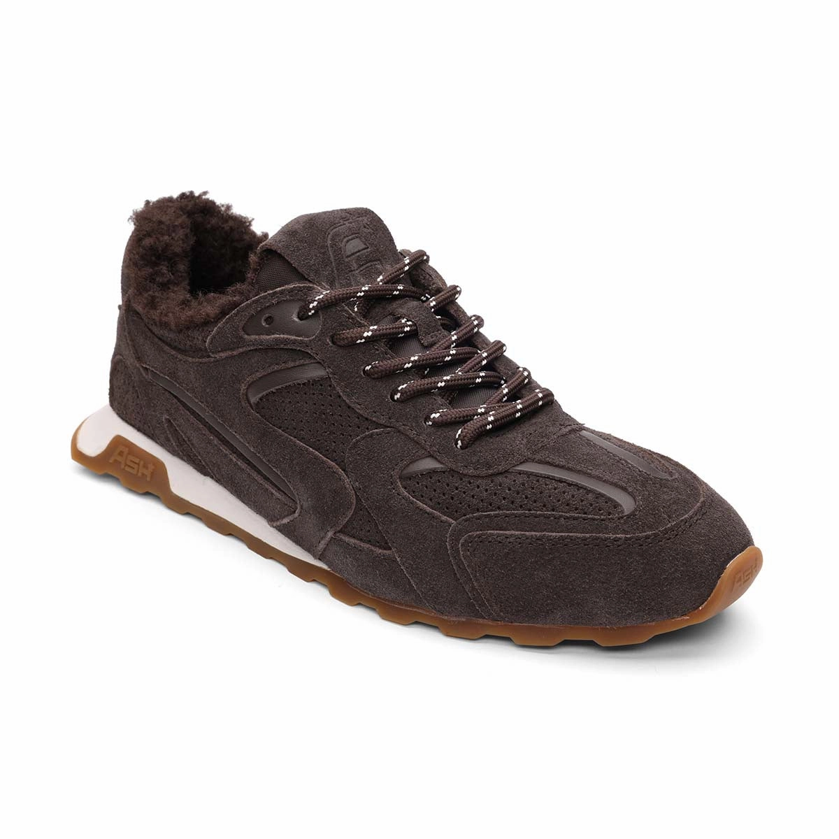 Kasar Suede Faux Fur Lined Ballet Sneaker moisture - wicking advantage high - performance shoe ability