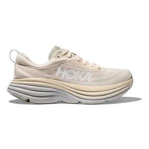 Hoka Bondi 8 - Oat Milk - Barley Enhanced Heel Cup personalized shoes