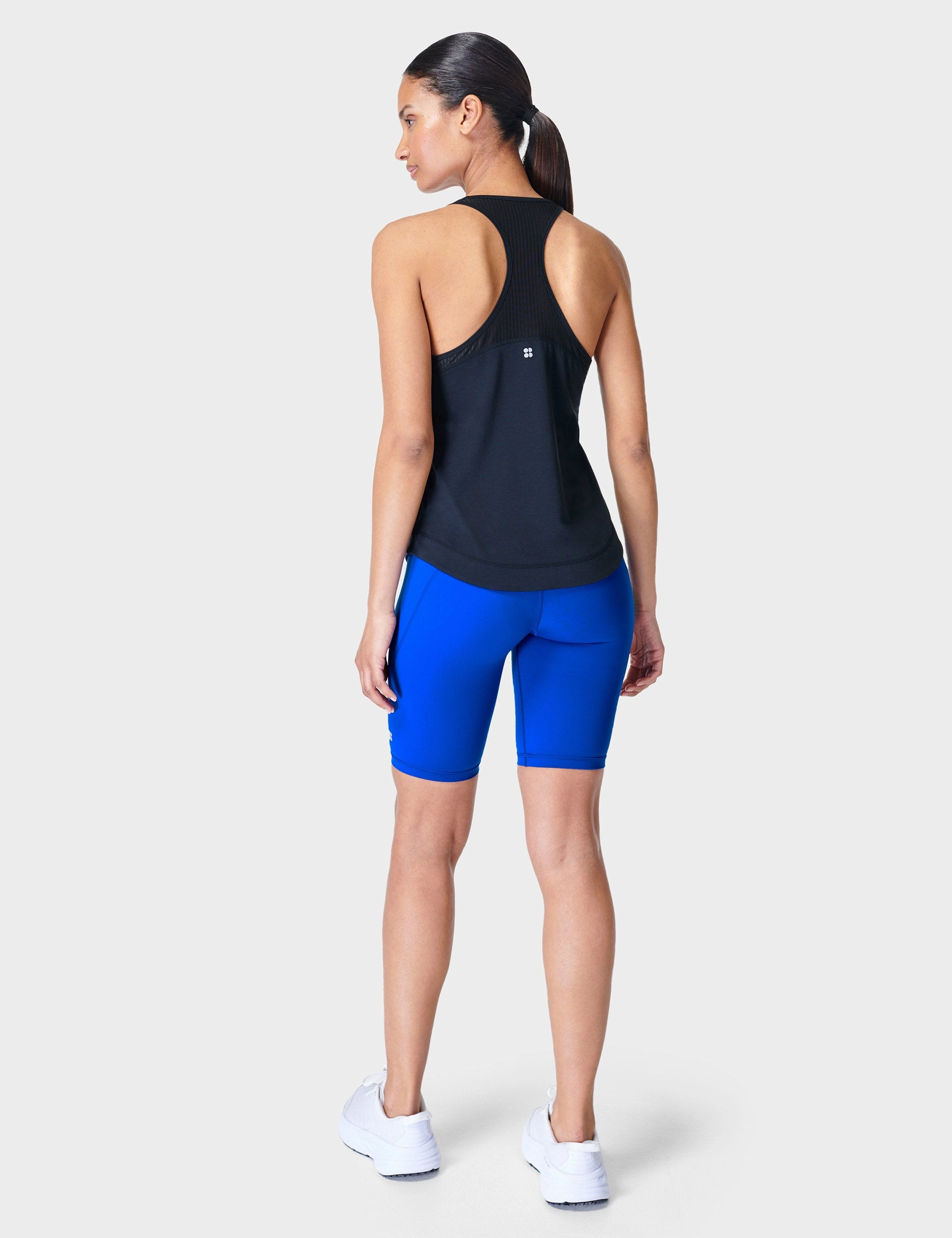 Comfort Fit Double Layered Panels Breathe Easy Run Vest - Black