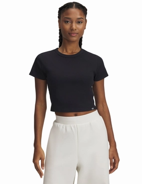 Rival Rib Baby T-Shirt - Black/White LowMaintenance Fabric