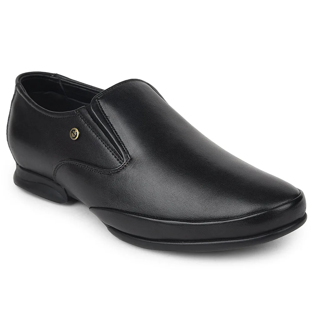 Healers Black Formal Non Lacing Moccasins For Mens J757-03 By Liberty running with a visor Durable Rubber Compound