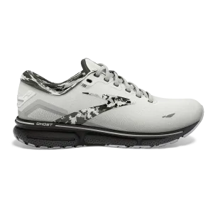 softball shoes Gigantic style Brooks Ghost 15 - White - Ebony - Oyster