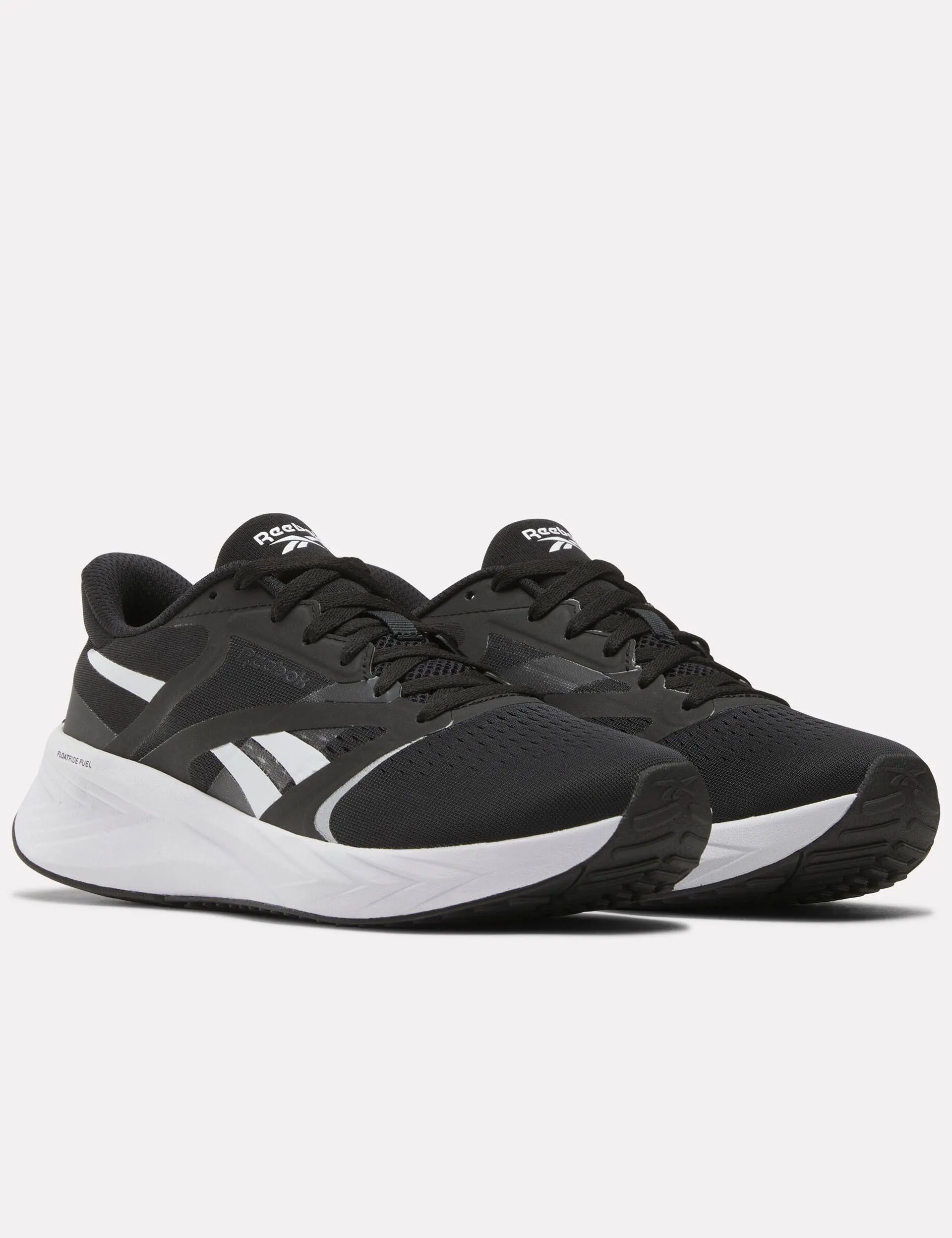 Energen Tech Plus 2 Running Shoes - Black/White shock - absorbing foam shoe element Zero Drop Profile