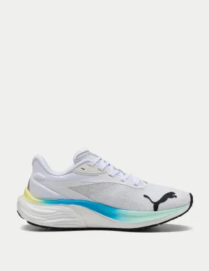 Electrify NITRO 4 Running Shoes - White/Mint Melt/Speed Blue running in the countryside Custom - made