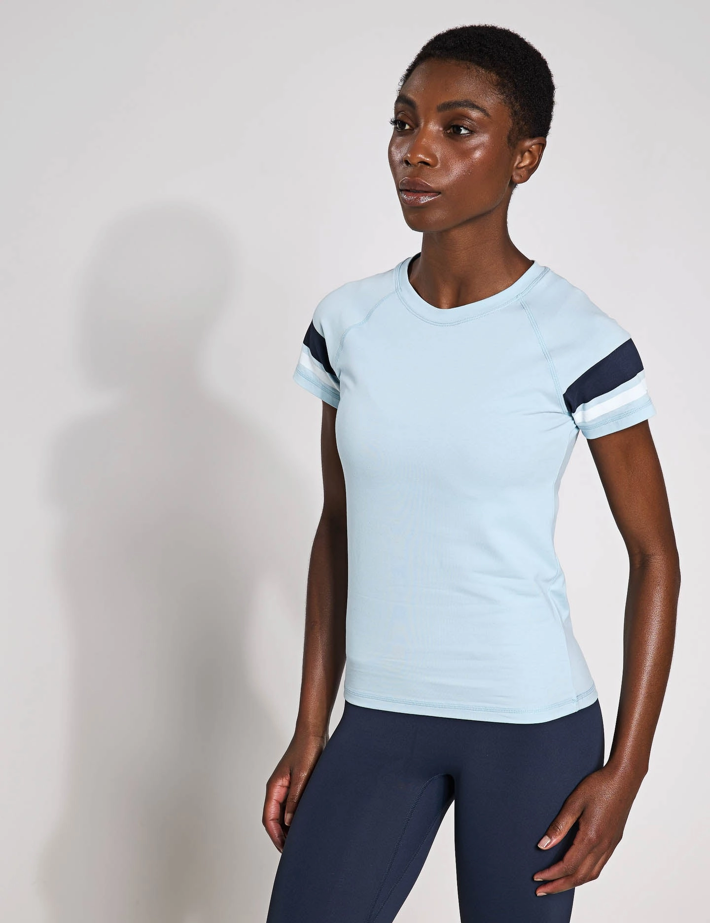 NonChafeEdging Willow Tee - Light Blue