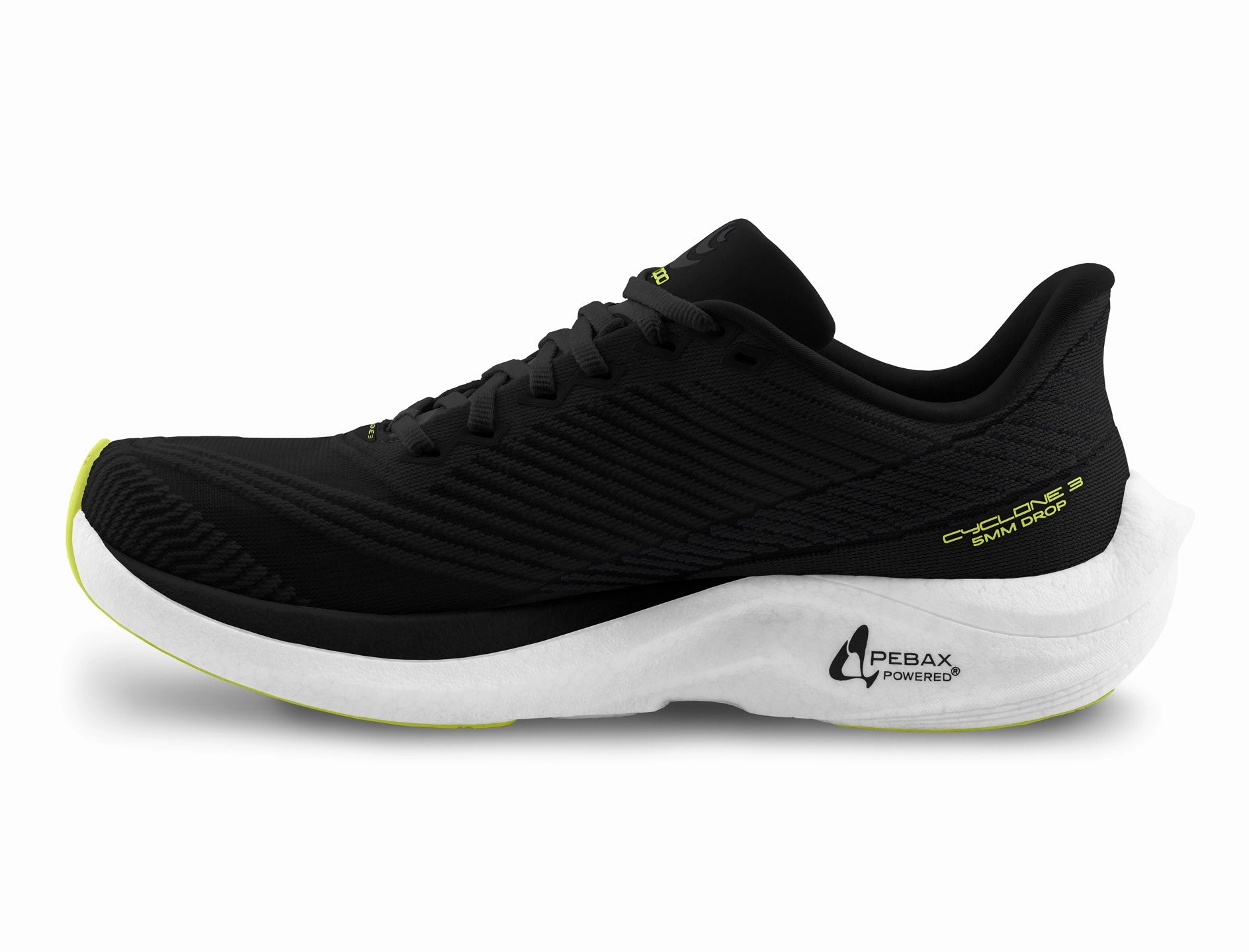 Topo Athletic Men's Cyclone 3 - Black/Lime Dress Shoes training - style