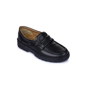 Windsor Black Formal Non Lacing Shoes For Men 7190-54 By Liberty physiologically - comfortable