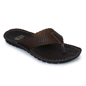narrow - fit choice Stability Enhancements A-HA Brown Casual Slippers For Men 2137-11 By Liberty